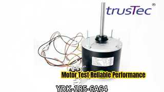 Teste do motor do ventilador do condensador Changzhou Trustec YDK-185-6A64.