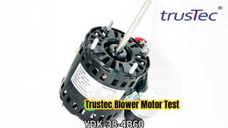 Teste de motor de soprador AC Changzhou Trustec YDK-38-4B60