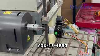 Teste do motor do soprador CA Changzhou Trustec YDK-15-4B60.